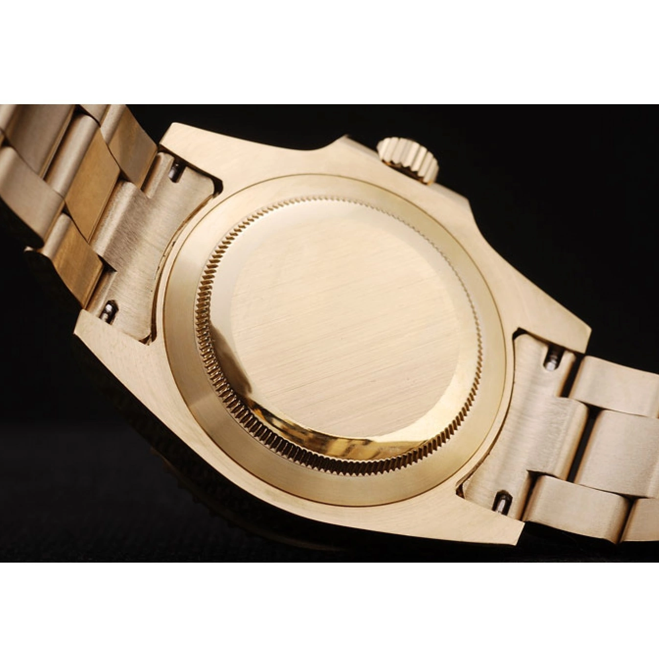 Aaa replica watch Yacht Dial Gold Rolex Gold Master 98232 Bezel 0801